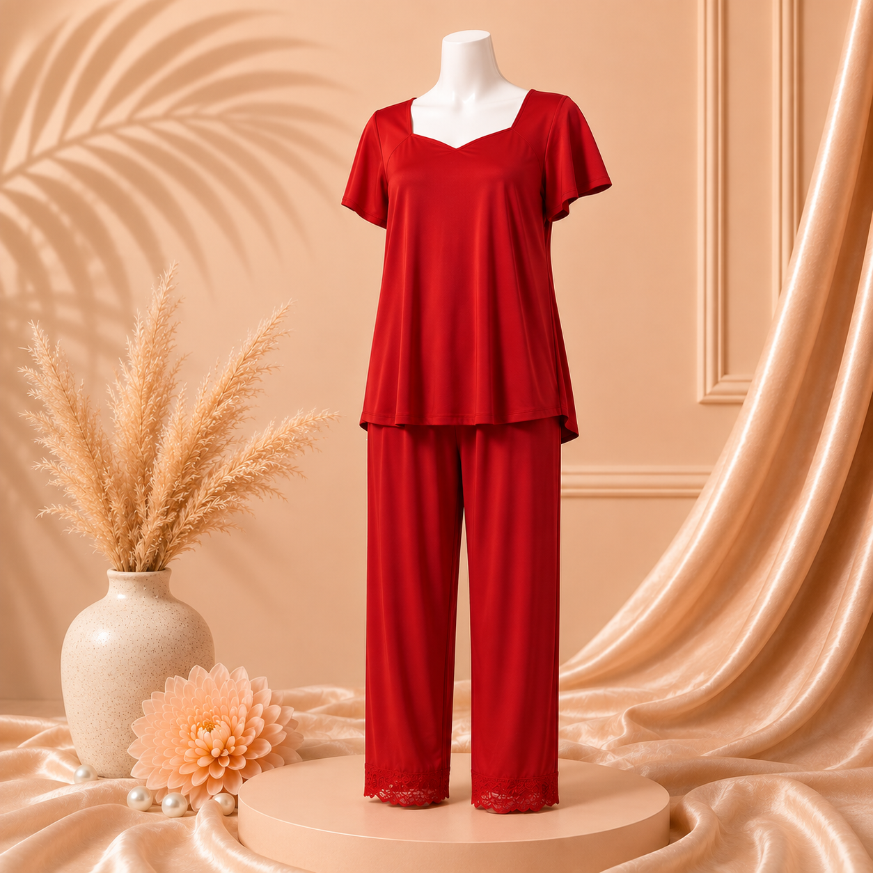 Marron Night suit